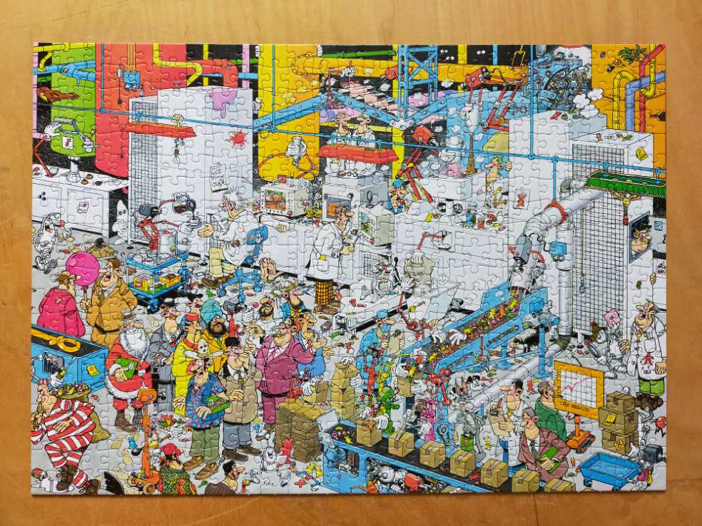 Candy Factory - Jumbo puzzle collectible [Barcode 8710126190258] - Main Image 2