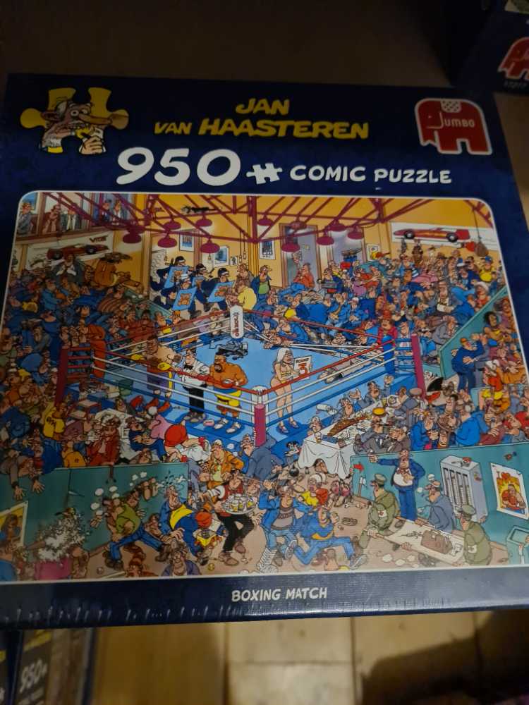81526 Bokswedstrijd/Boxing Match - jumbo 950 puzzle collectible [Barcode 8710126815267] - Main Image 1