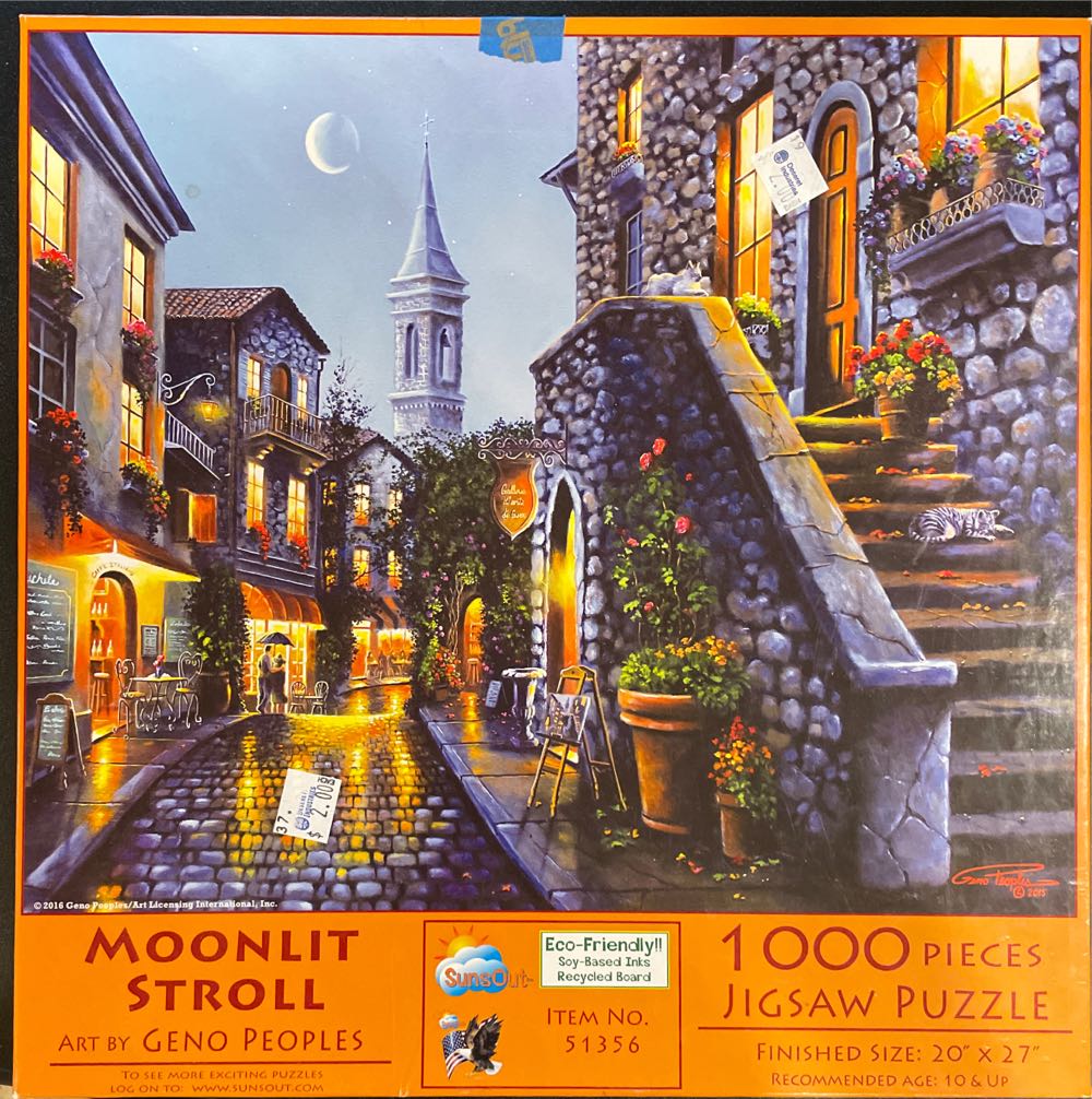 DONE- Moonlit Stroll - Suns Out puzzle collectible [Barcode 796780513563] - Main Image 2