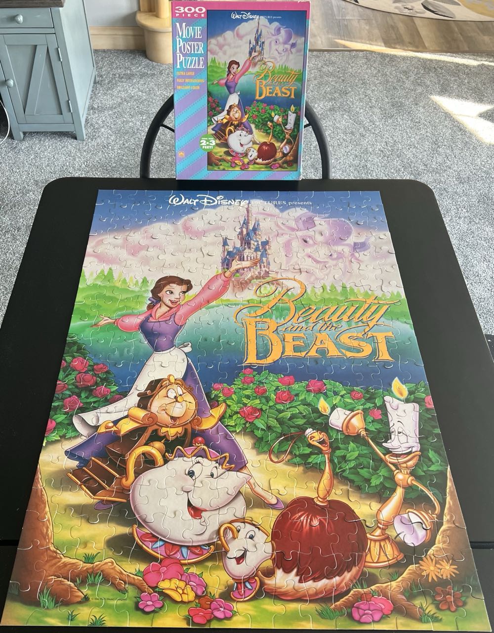 Disney: Beauty And The Beast - Movie Poster Puzzle - Golden puzzle collectible [Barcode 033500051579] - Main Image 3
