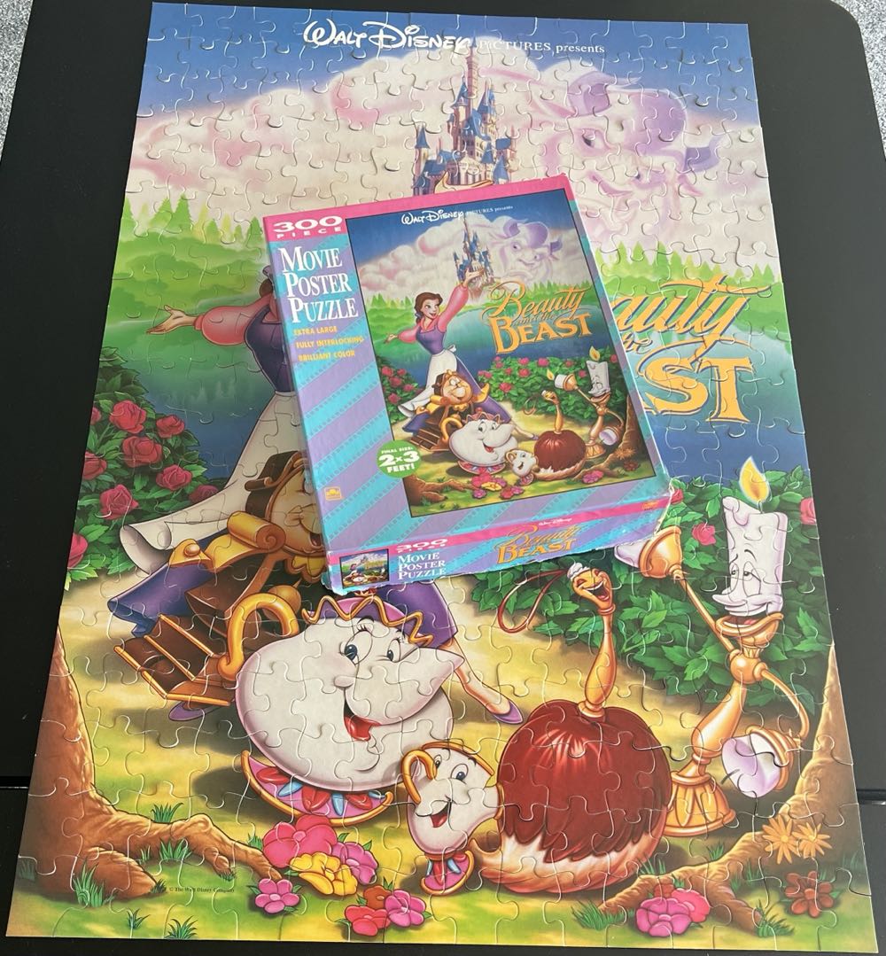 Disney: Beauty And The Beast - Movie Poster Puzzle - Golden puzzle collectible [Barcode 033500051579] - Main Image 4