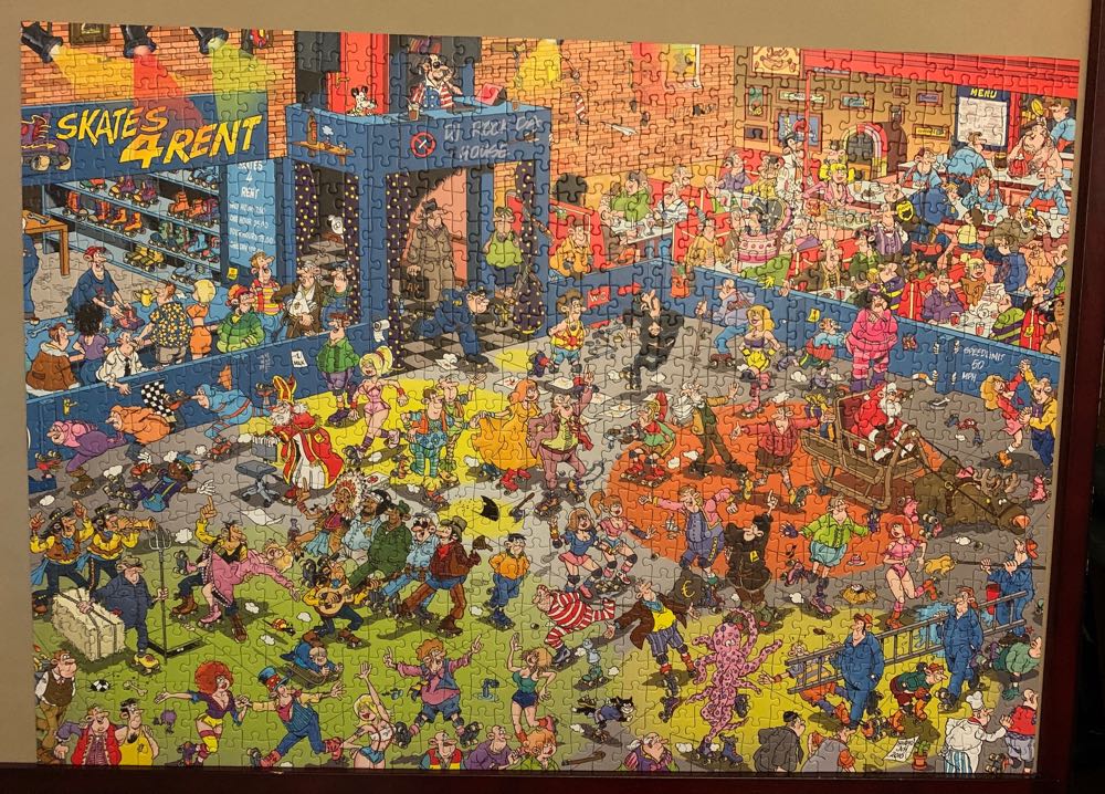 Roller Disco - Jumbo puzzle collectible [Barcode 8710126190609] - Main Image 3