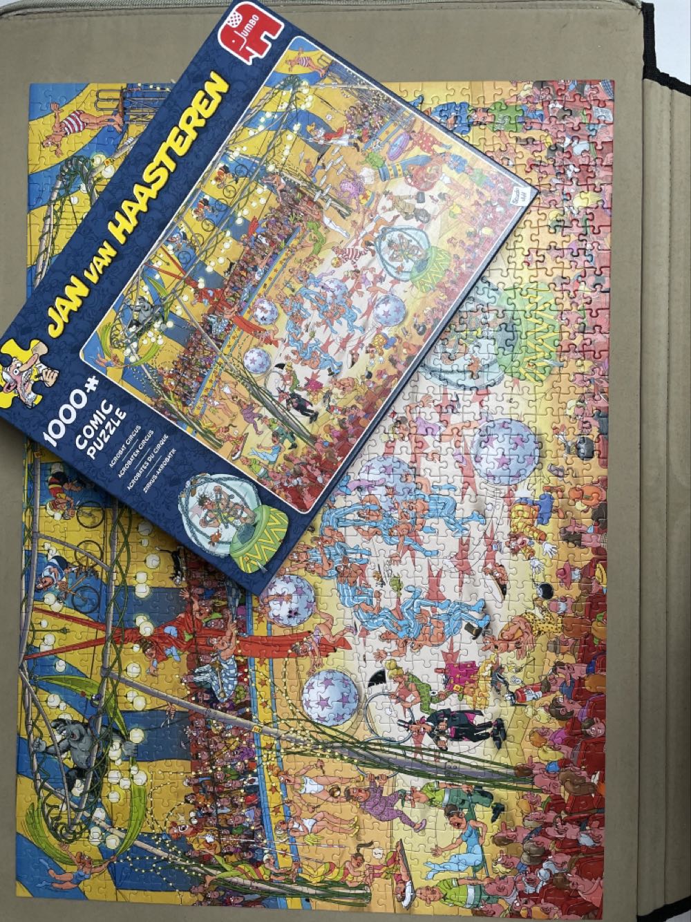Acrobaten Circus - Jumbo 1000 puzzle collectible [Barcode 8710126190890] - Main Image 4
