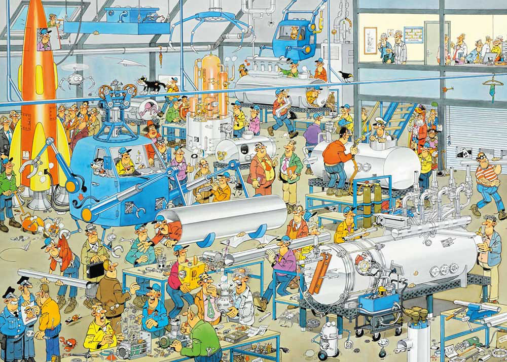 Technische Hoogstandjes - Jumbo puzzle collectible [Barcode 8710126190500] - Main Image 2