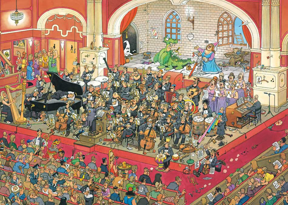 St. George and the Dragon (De Opera) - Jumbo puzzle collectible [Barcode 8710126172148] - Main Image 2