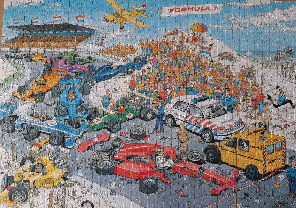 Grand Prix - Jumbo puzzle collectible [Barcode 8710126190937] - Main Image 2