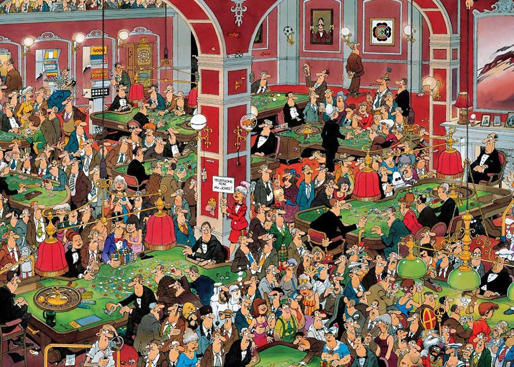 Crazy Casino | Fire Station/ The Pee Tree - Jumbo puzzle collectible [Barcode 8710126801055] - Main Image 3