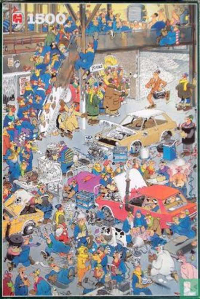 On the Assembly line | United Europe | Some like it Hot - Jumbo puzzle collectible [Barcode 8710126801109] - Main Image 2