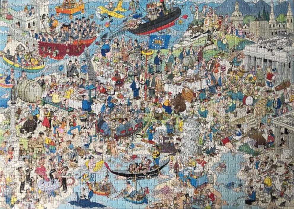 On the Assembly line | United Europe | Some like it Hot - Jumbo puzzle collectible [Barcode 8710126801109] - Main Image 3