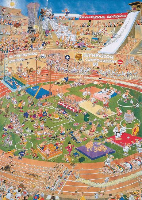 Sportdag - 25 Jaar Jan Van Haasteren Puzzels - Verkocht - Jumbo puzzle collectible [Barcode 8710126014905] - Main Image 2