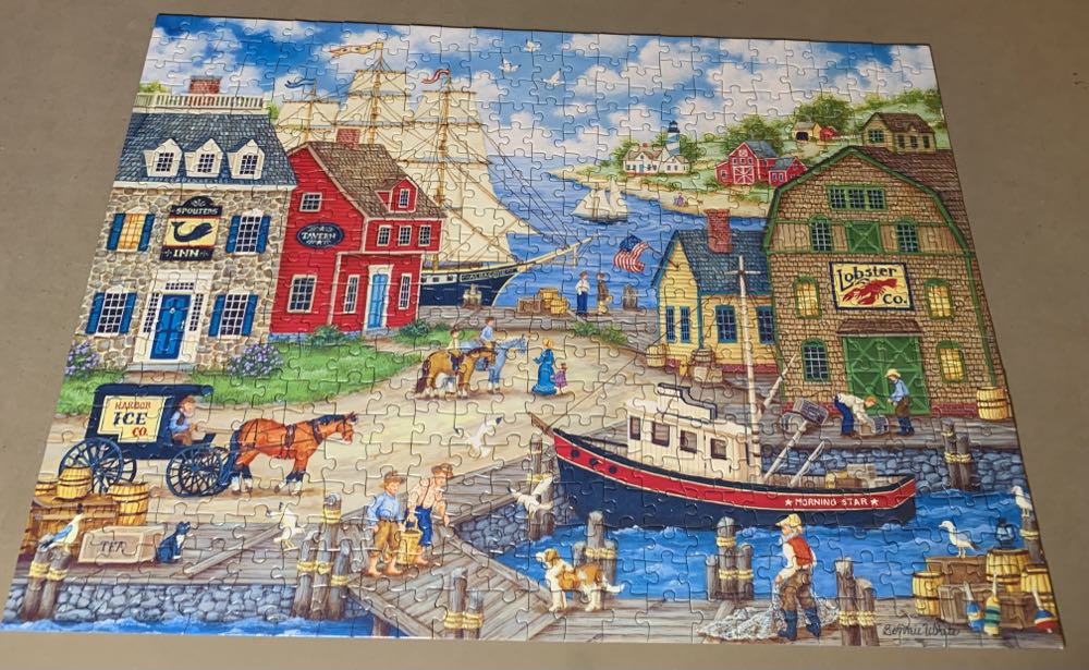 Seagulls Delight - Master Pieces puzzle collectible [Barcode 705988607202] - Main Image 2