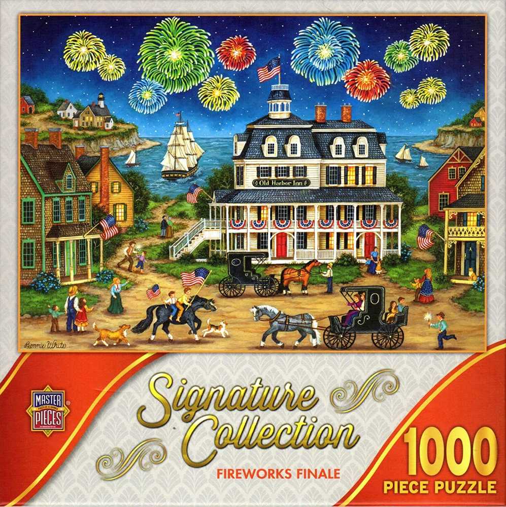 Fireworks Finale - Master Pieces puzzle collectible [Barcode 705988502989] - Main Image 2