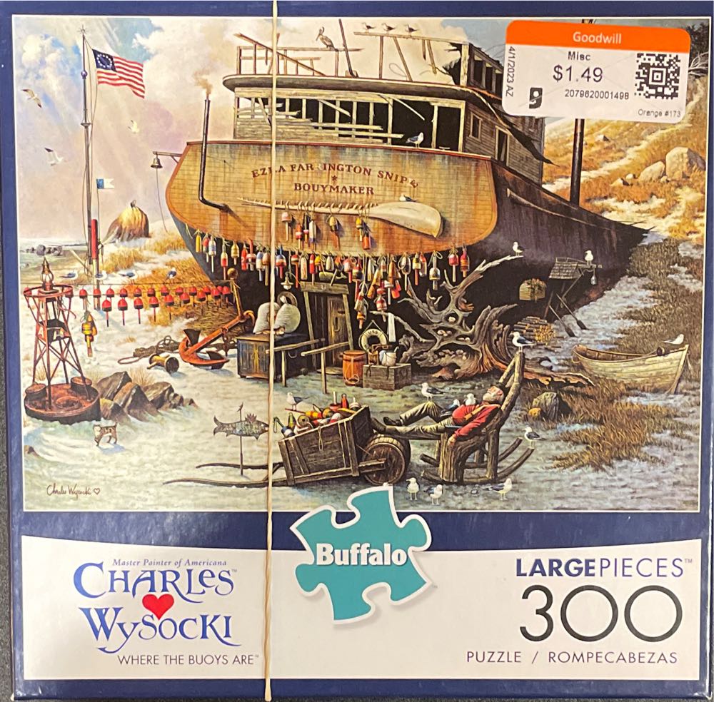 Wysocki Where The Buoys Are - Buffalo Games 🇺🇸 puzzle collectible [Barcode 079346026319] - Main Image 3