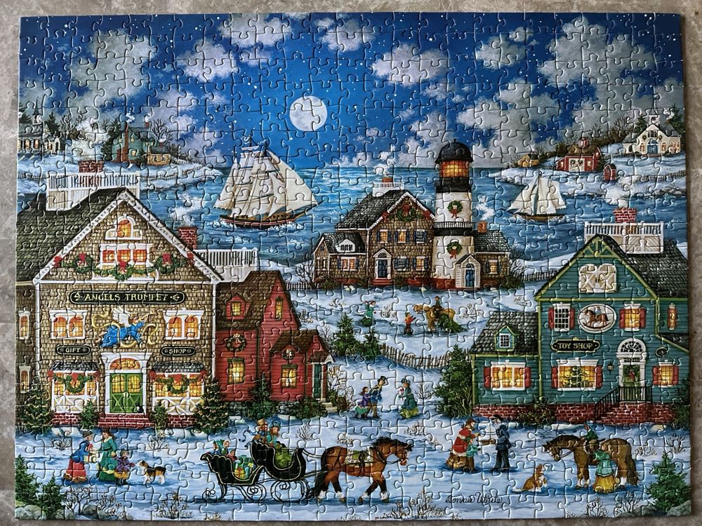 Guiding Light - Master Pieces puzzle collectible [Barcode 705988321344] - Main Image 3