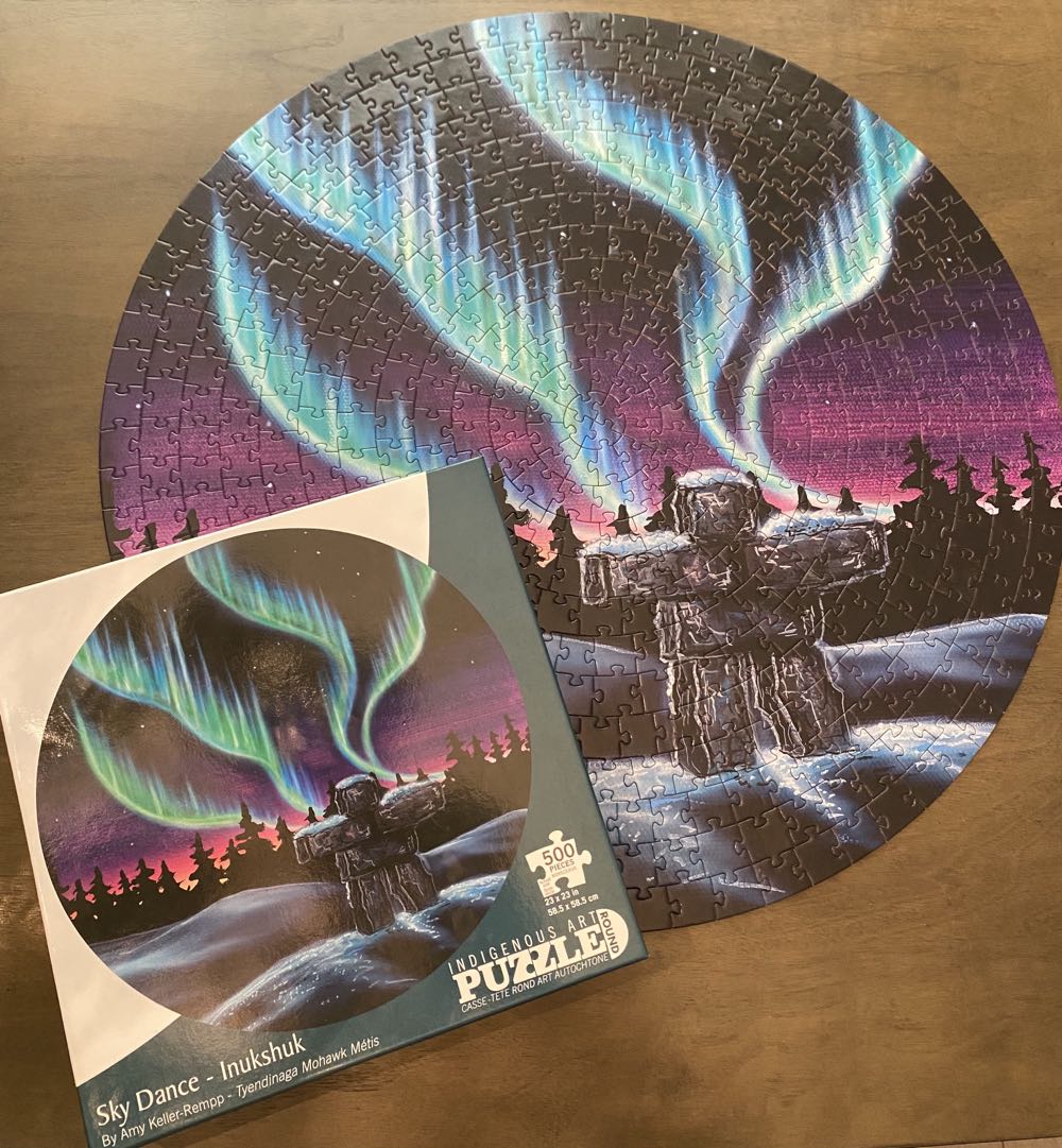 Sky Dance Inukshuk - Indigenous Collection by CAP puzzle collectible [Barcode 772665160091] - Main Image 2