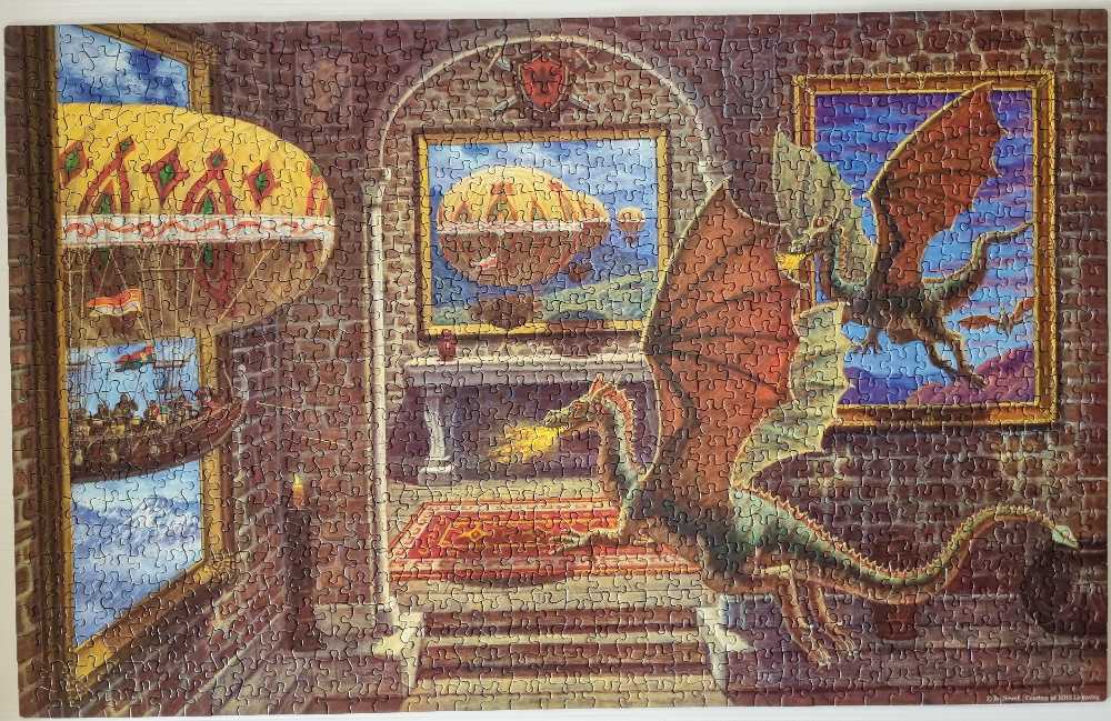 Dragon Flight - SunsOut puzzle collectible [Barcode 796780550780] - Main Image 2