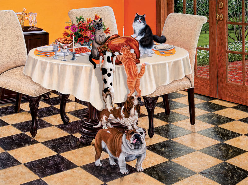 Team Work 🟦 - SunsOut puzzle collectible [Barcode 796780458420] - Main Image 2