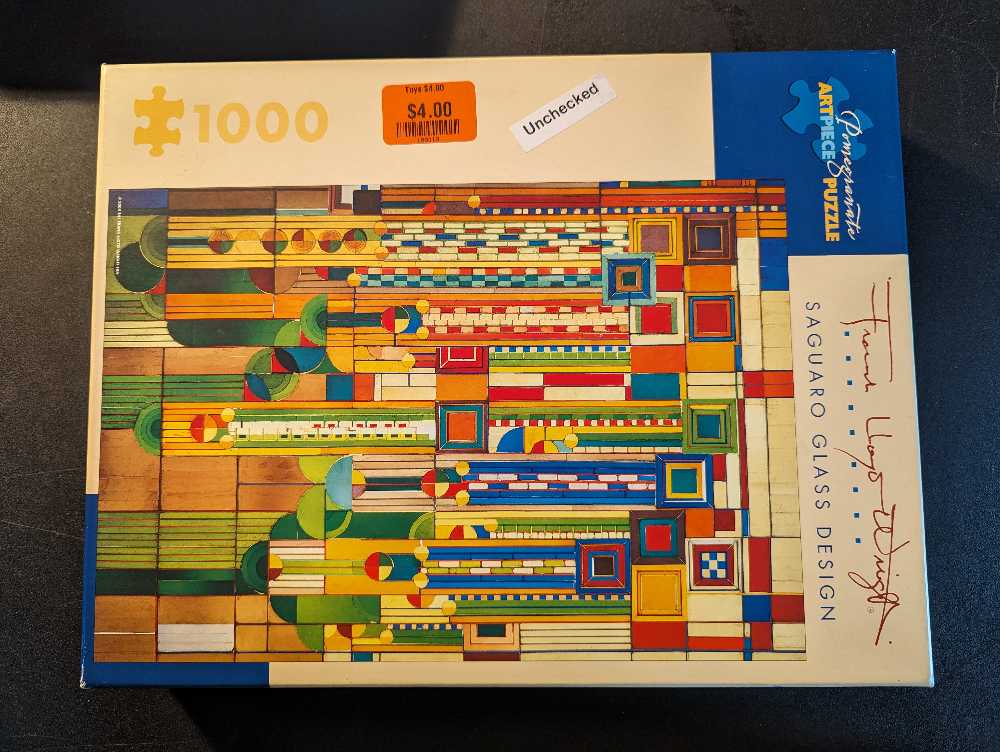 Saguaro Forms and Cactus Flowers - Pomegranate puzzle collectible [Barcode 717195205669] - Main Image 3