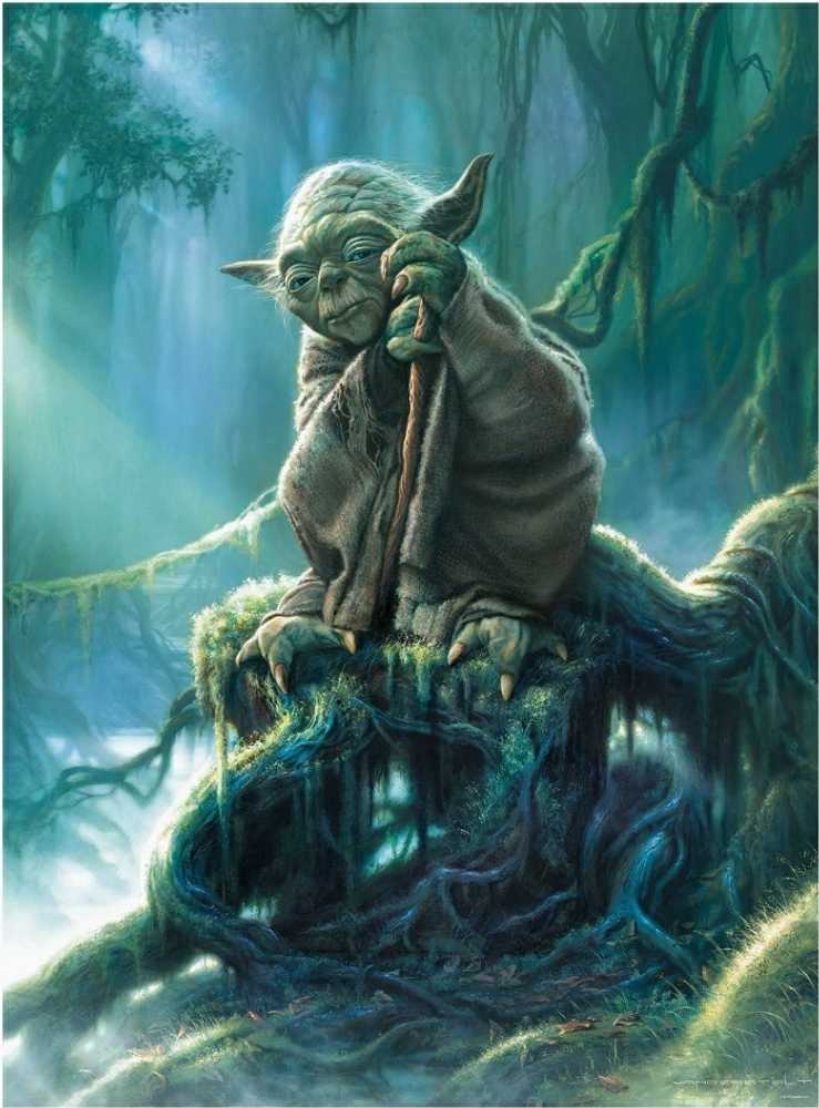 Star Wars Fine Art Collection - Yoda - Buffalo Games puzzle collectible [Barcode 079346995394] - Main Image 1