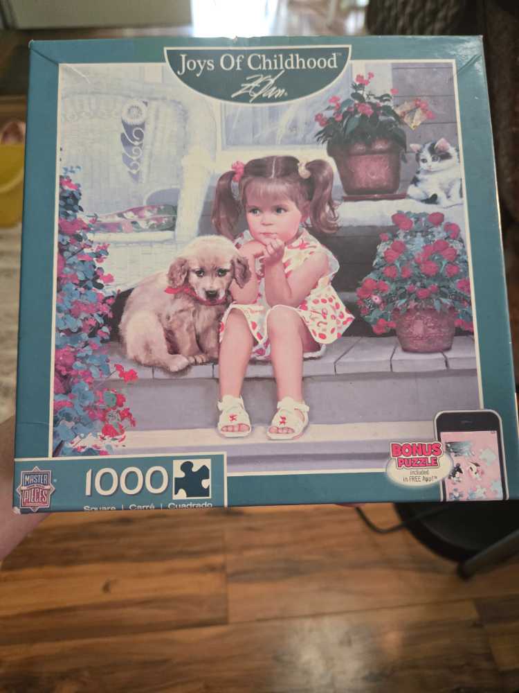 Joys Of Childhood - Masterpiece Puzzles puzzle collectible [Barcode 705988713101] - Main Image 2