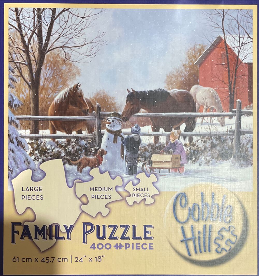 Frosty’s Friends - Cobble Hill puzzle collectible [Barcode 625012571272] - Main Image 2