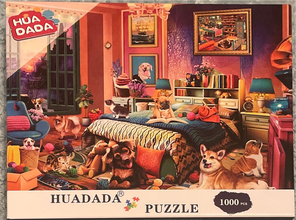 Bits And Pieces Piece Puzzle ”morning Mist” Cabin 20” X 27” Excellent