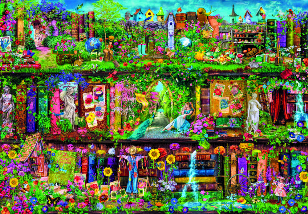 Zz - Magic Garden Shelf - Gone - Puzzle 1000 puzzle collectible [Barcode 4061461519056] - Main Image 2