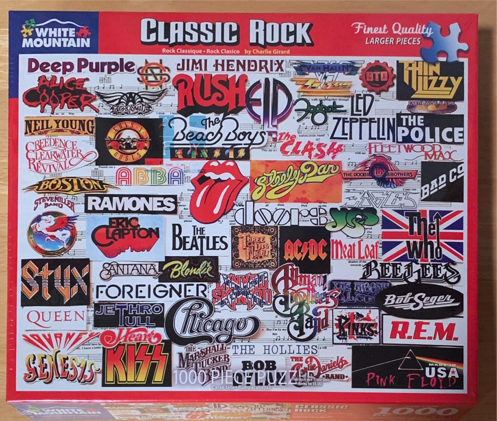 Classic Rock (GIFTED) - White Mountain Puzzles puzzle collectible [Barcode 724819264681] - Main Image 2