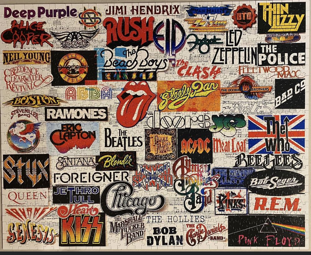 Classic Rock (GIFTED) - White Mountain Puzzles puzzle collectible [Barcode 724819264681] - Main Image 4