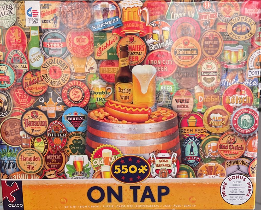 On Tap • - Ceaco puzzle collectible [Barcode 021081241144] - Main Image 2