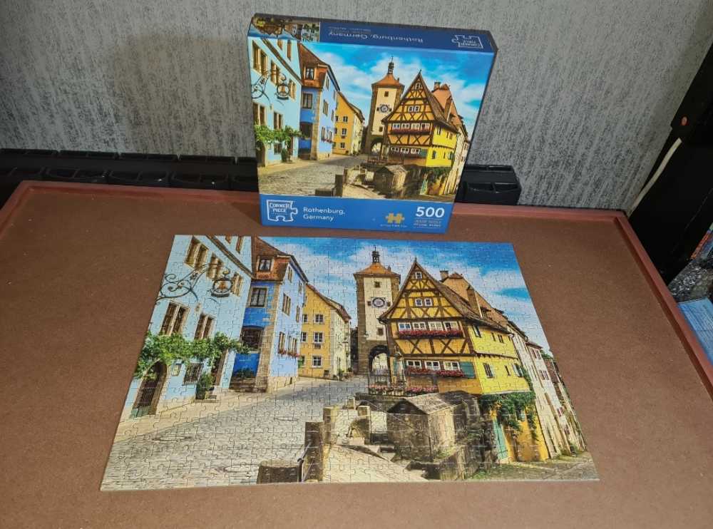 *Rothenburg Germany. 😁 COMPLETED 17/01/2022 - Corner Piece 🇬🇧 puzzle collectible [Barcode 5052089274402] - Main Image 2