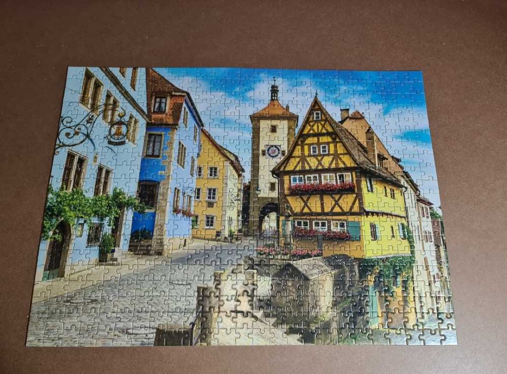 *Rothenburg Germany. 😁 COMPLETED 17/01/2022 - Corner Piece 🇬🇧 puzzle collectible [Barcode 5052089274402] - Main Image 3