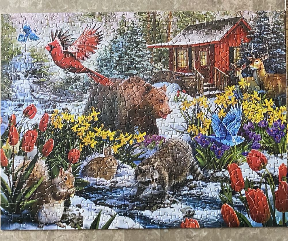 Winter Woods - Bits And Pieces puzzle collectible [Barcode 192949036452] - Main Image 2