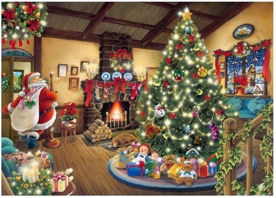 The Eve Of Christmas (Verkocht) - Falcon de luxe puzzle collectible [Barcode 8710126110331] - Main Image 2