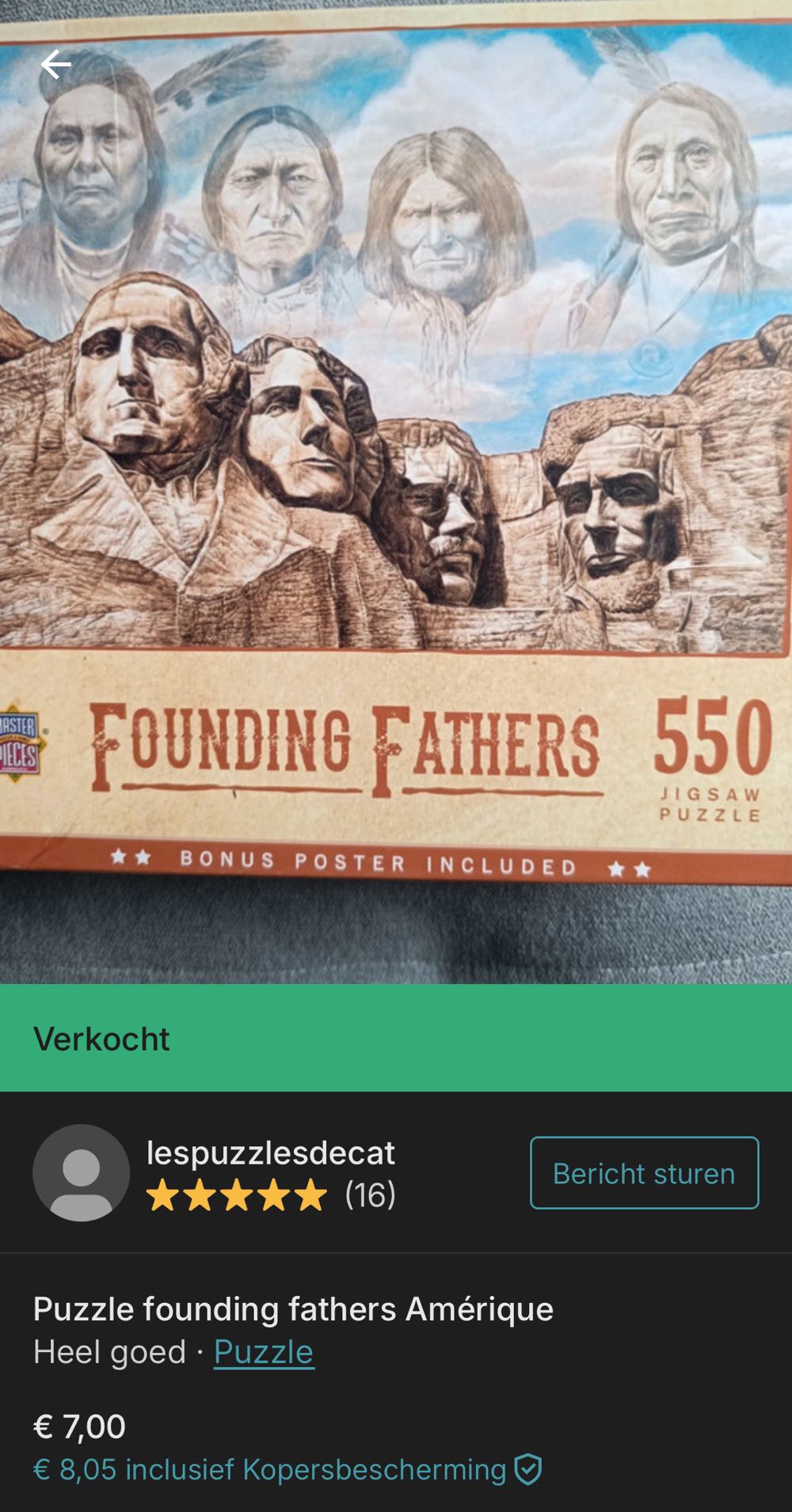 Founding Fathers - Available - MasterPieces puzzle collectible [Barcode 705988717307] - Main Image 4