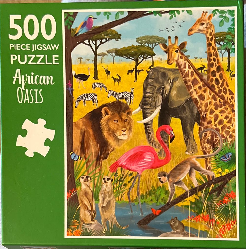 African Oasis - Page Publications puzzle collectible [Barcode 9781648330483] - Main Image 2
