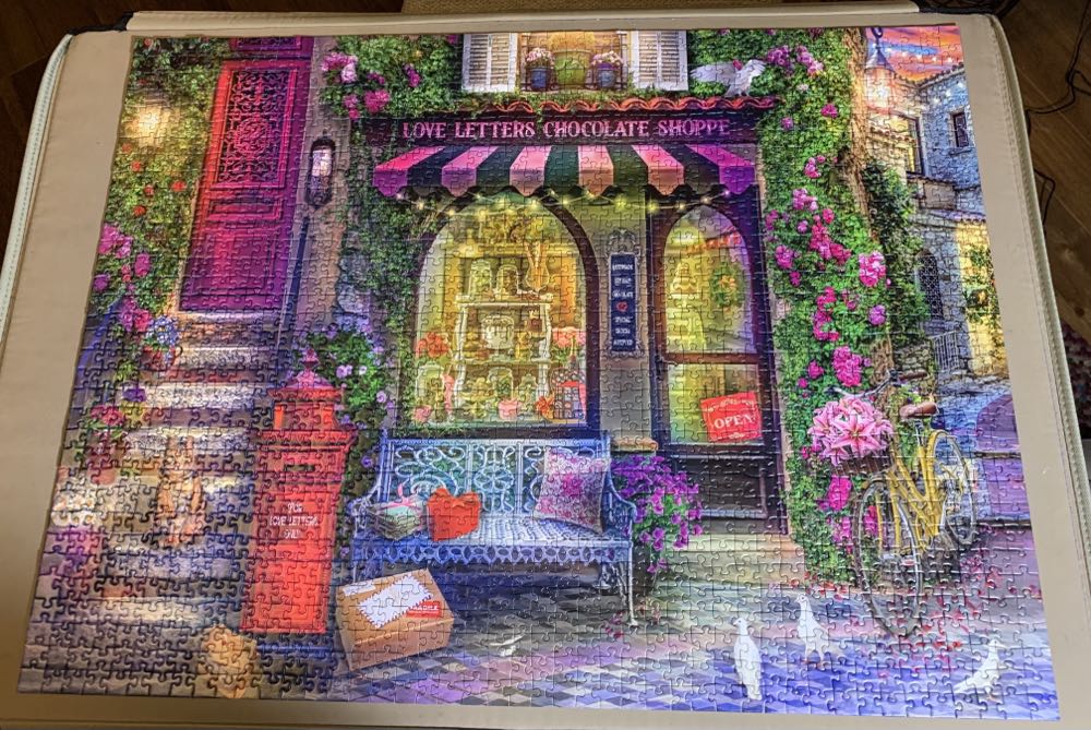 Love Letters Chocolate Shoppe  - Ravensburger puzzle collectible - Main Image 2
