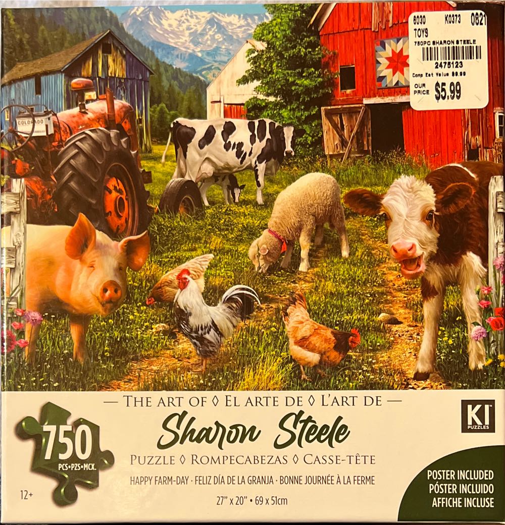 Happy Farm-Day - Karmin International puzzle collectible [Barcode 773392029507] - Main Image 1