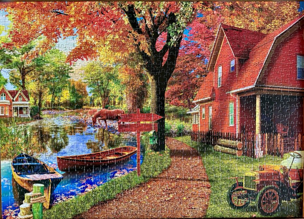 Autumn Village - Traded - Huadada puzzle collectible [Barcode 6901100300028] - Main Image 2