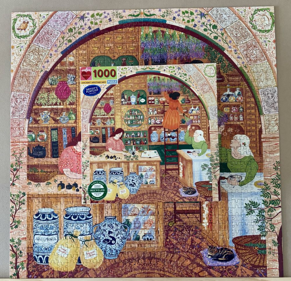 Sold - Ancient Apothecary - Eeboo puzzle collectible - Main Image 3