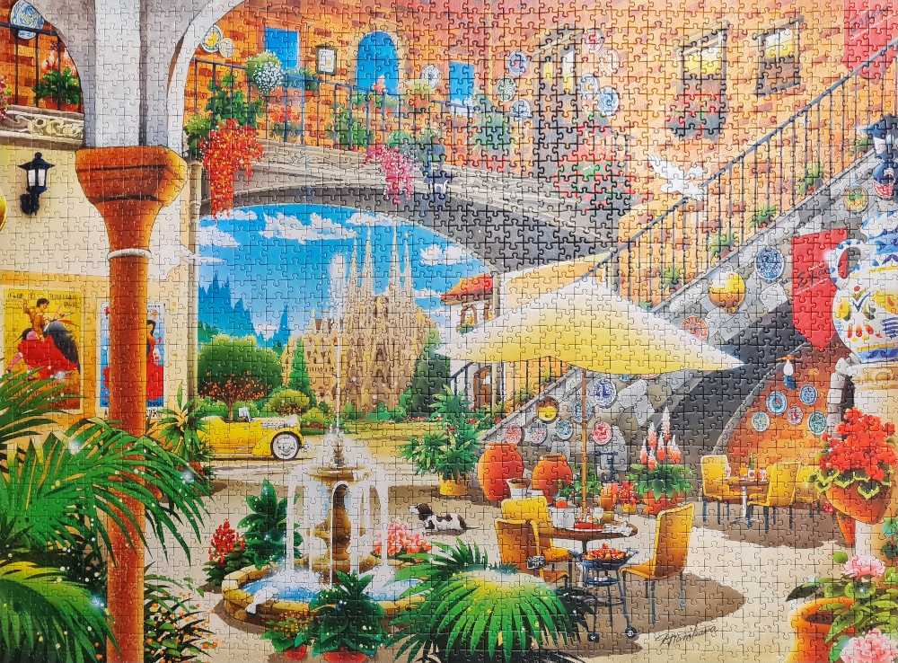 Vista of Barcelona - Trefl puzzle collectible [Barcode 5900511271058] - Main Image 2