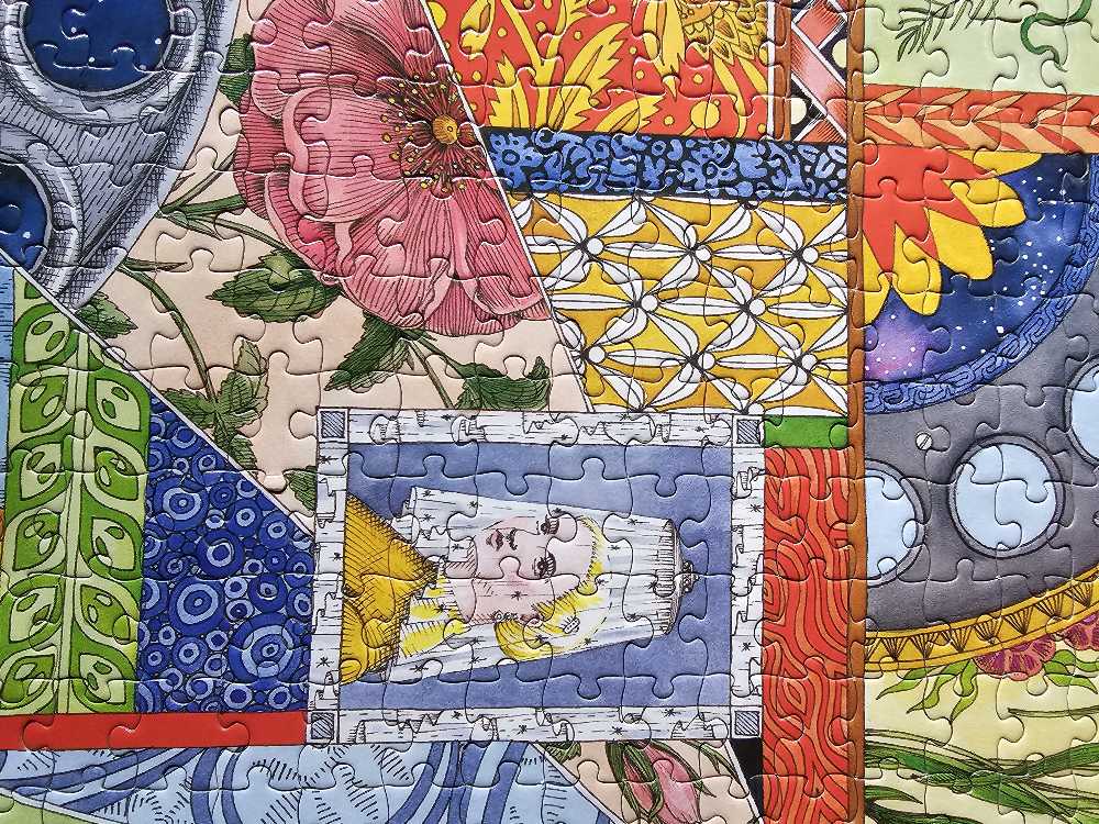 UFO Victorian Ladies - eeBoo Puzzles puzzle collectible [Barcode 689196509247] - Main Image 3