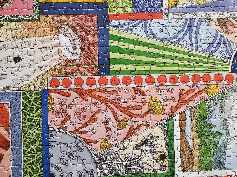 UFO Victorian Ladies - eeBoo Puzzles puzzle collectible [Barcode 689196509247] - Main Image 4