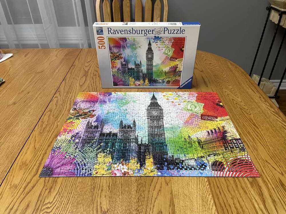 London Postcard - Getting From Kristen - Ravensburger puzzle collectible - Main Image 2