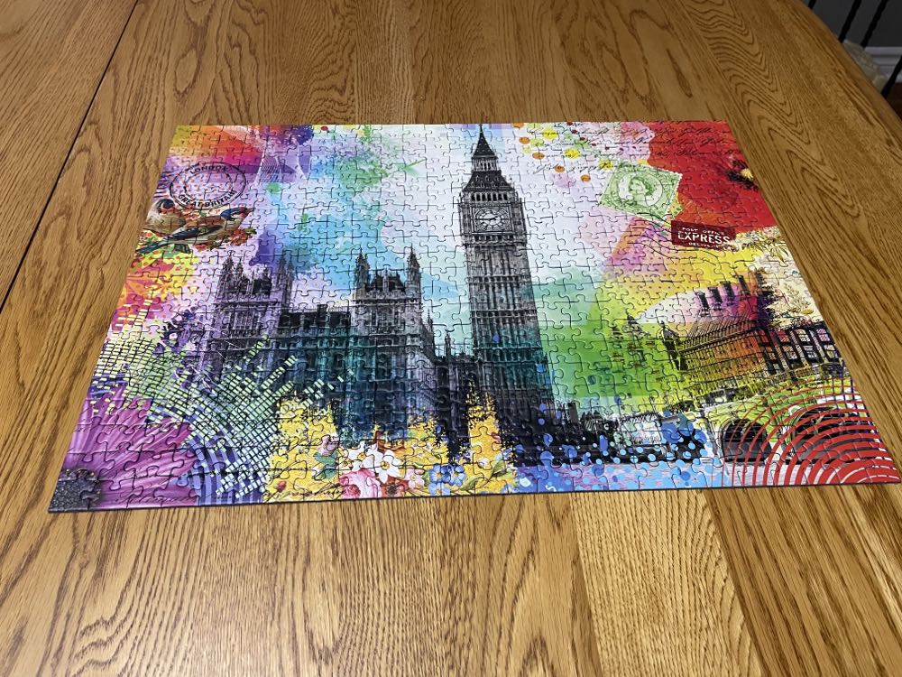London Postcard - Getting From Kristen - Ravensburger puzzle collectible - Main Image 3