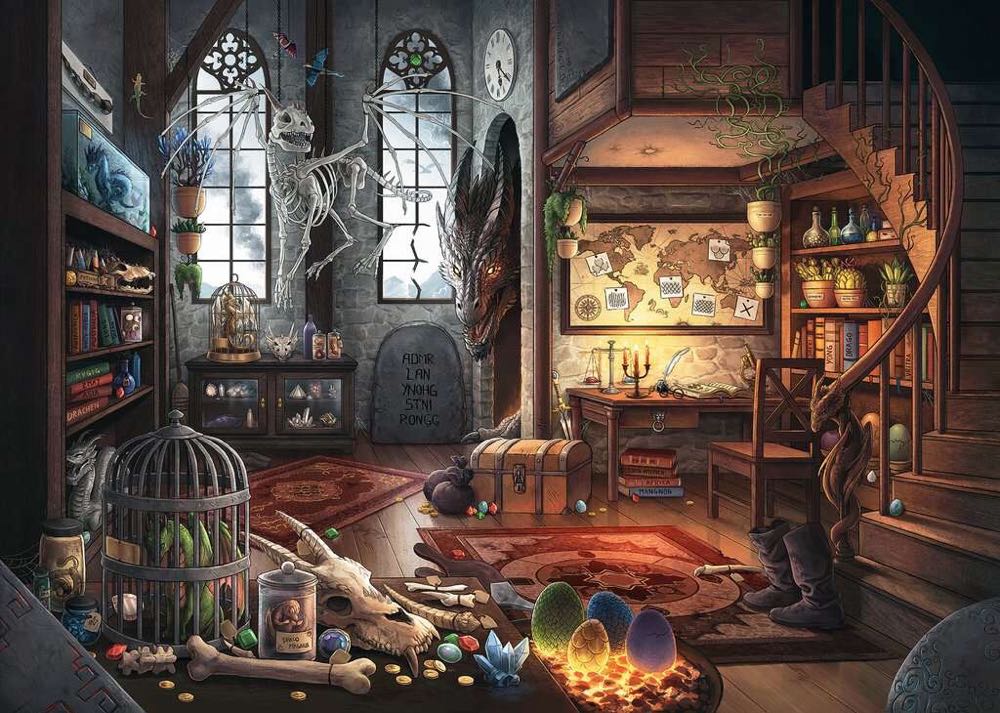 Dragon Laboratory (maken) - Ravensburger puzzle collectible [Barcode 4005556199600] - Main Image 2