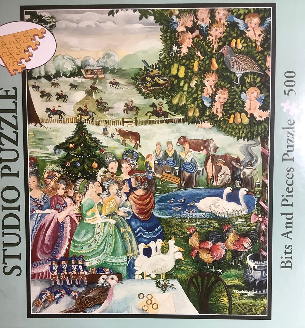 12 Days of Christmas, The. -  Bits and Pieces - Bits And Pieces puzzle collectible [Barcode 704812101480] - Main Image 2