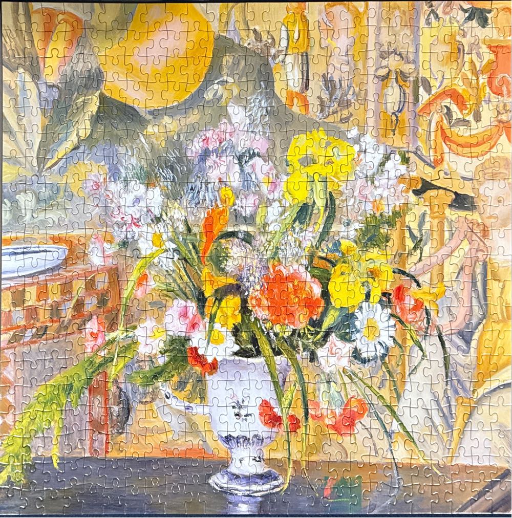 Renoir Vase Of Flowers ✅ 💲 - Good Puzzle Co puzzle collectible [Barcode 765145122603] - Main Image 2