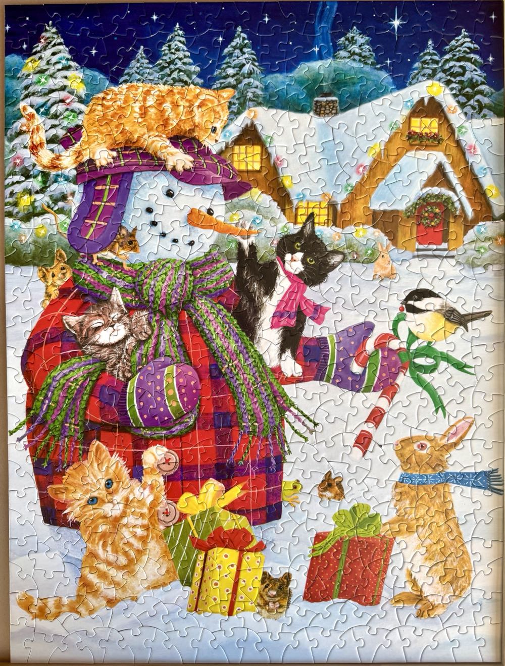 Snowman’s Surprise Guests - Bits And Pieces puzzle collectible [Barcode 192949069160] - Main Image 2
