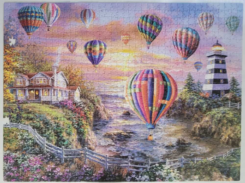 Balloons Over Cottage Cove - Cardinal puzzle collectible [Barcode 686141910257] - Main Image 2